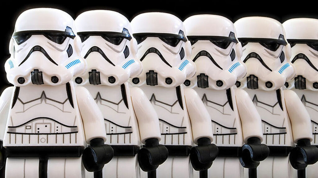 Duplicated Content in the form of Imperial Stormtroopers