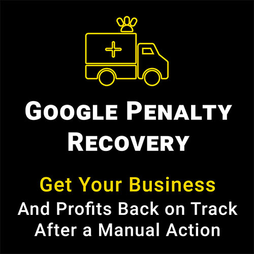 Google Penalty Recovery - "Get your business and profits back on track after a Manual Action."