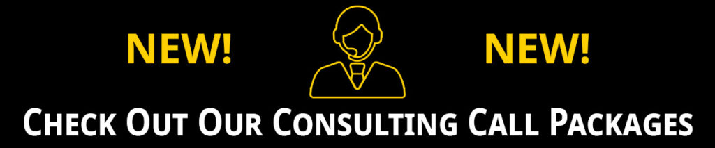 NEW! "Check out our consulting call packages"